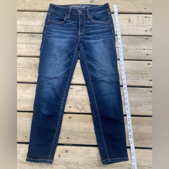 💜 American Eagle Jegging Crop Jeans | Super Stretch | Size 2 - Picture 8 of 10